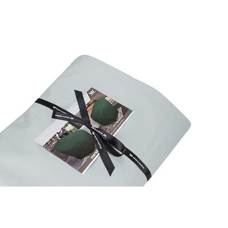 Eevelle Meridian Left Arm Sectional Loveseat Cover, Silver, 34 in L x 58 in W x 30 in H MDSLAL-SLR